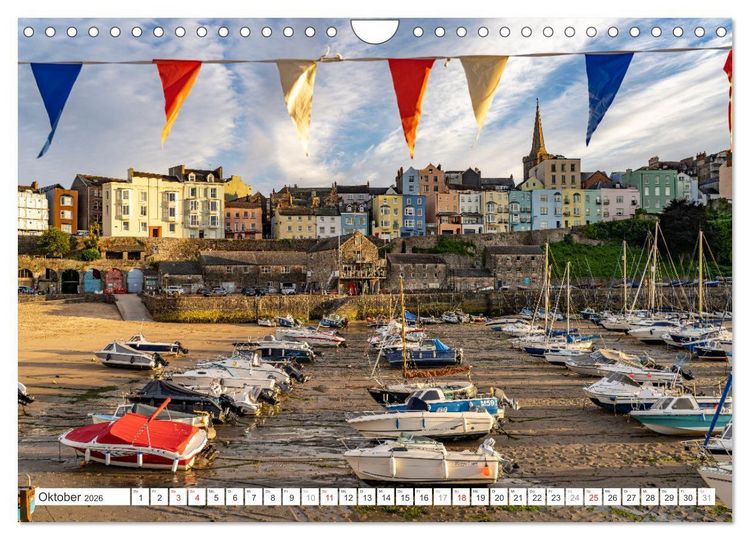 Produktbild: Gro&szlig;britannien - Wales (Wandkalender 2026 DIN A4 quer), CALVENDO Monatskalender