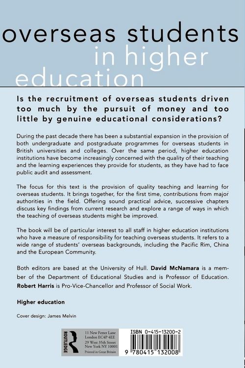 Produktbild: Overseas Students in Higher Education