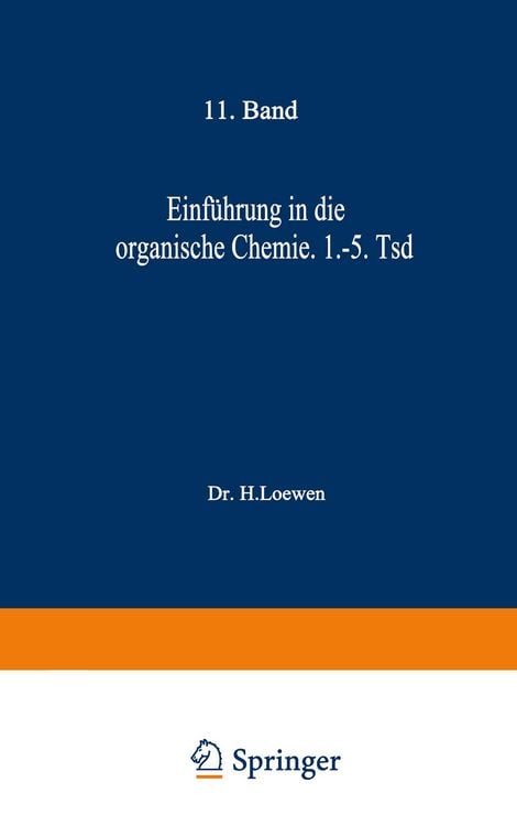 Produktbild: Einf&uuml;hrung in die organische Chemie