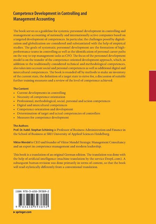 Produktbild: Competence Development in Controlling and Management Accounting