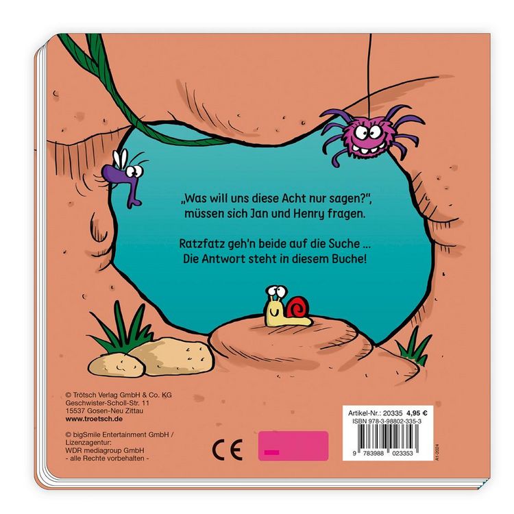 Produktbild: Tr&ouml;tsch Jan und Henry Fensterbuch Pappenbuch