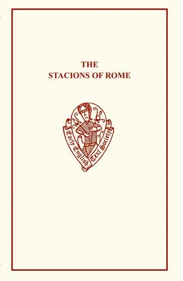 Produktbild: The Stacions of Rome