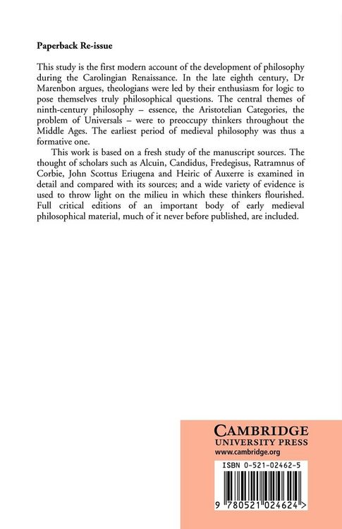 Produktbild: From the Circle of Alcuin to the School of Auxerre