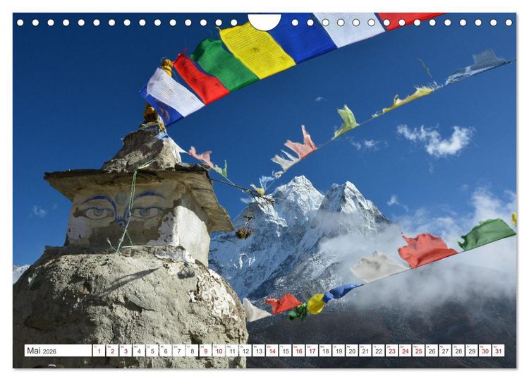 Produktbild: Im Reich des Sagarmatha (Wandkalender 2026 DIN A4 quer), CALVENDO Monatskalender