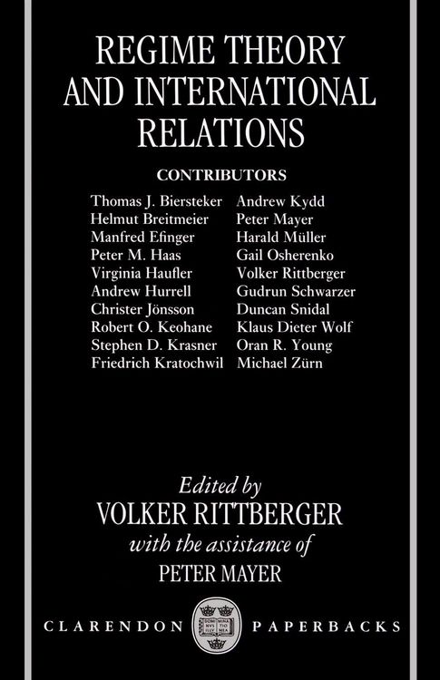 Produktbild: Regime Theory and International Relations