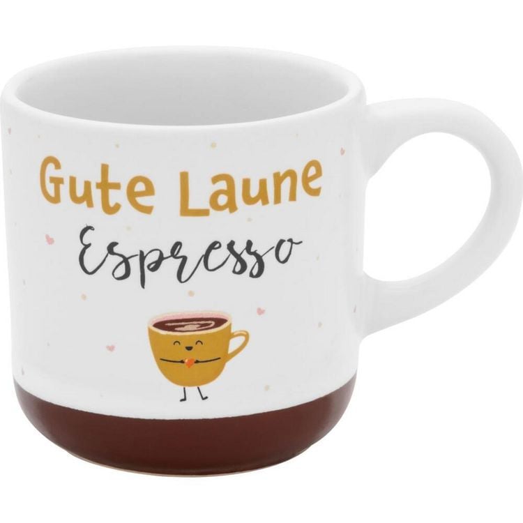 Produktbild: Espressotasse Druck GUTE LAUNE