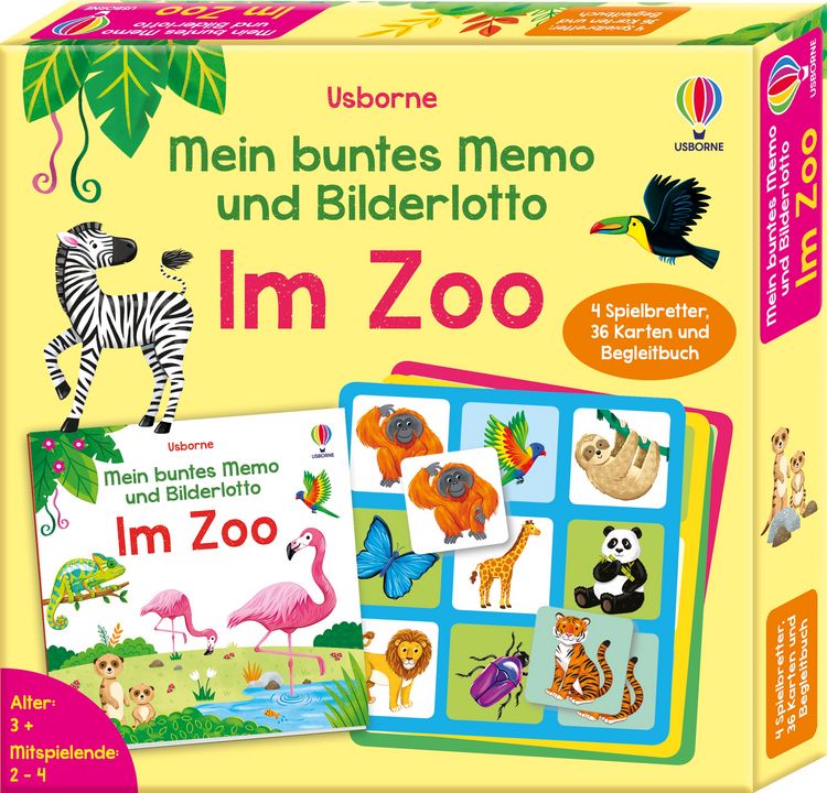 Produktbild: Mein buntes Memo und Bilderlotto: Im Zoo