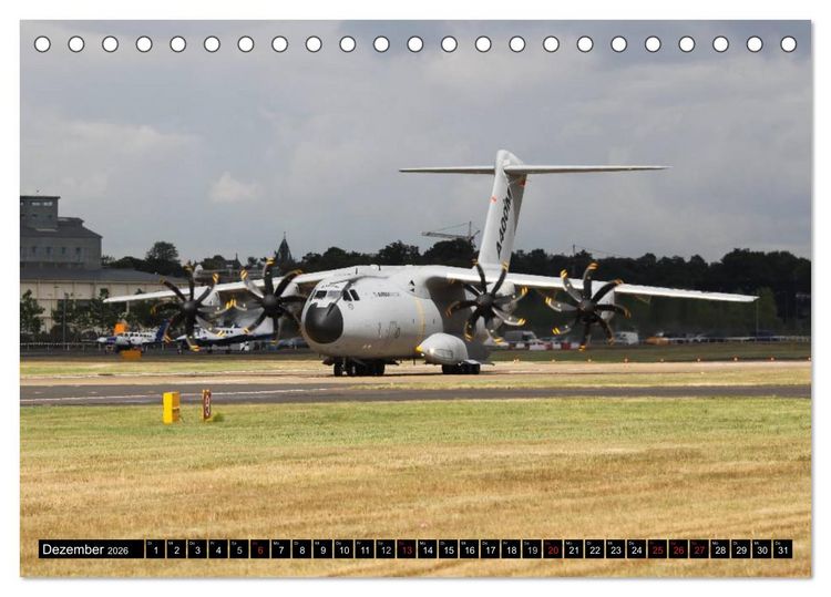 Produktbild: Augenblicke in der Luft: Airbus A400M (Tischkalender 2026 DIN A5 quer), CALVENDO Monatskalender