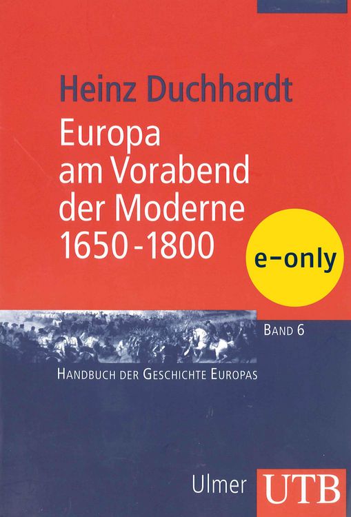 Produktbild: Europa am Vorabend der Moderne 1650-1800