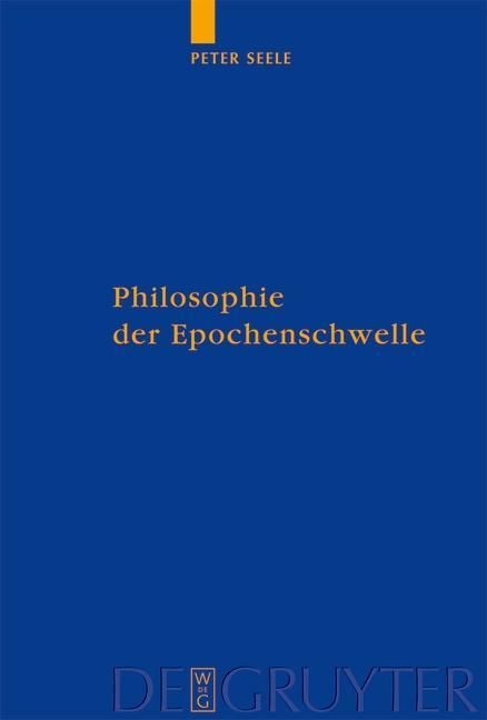 Produktbild: Philosophie der Epochenschwelle