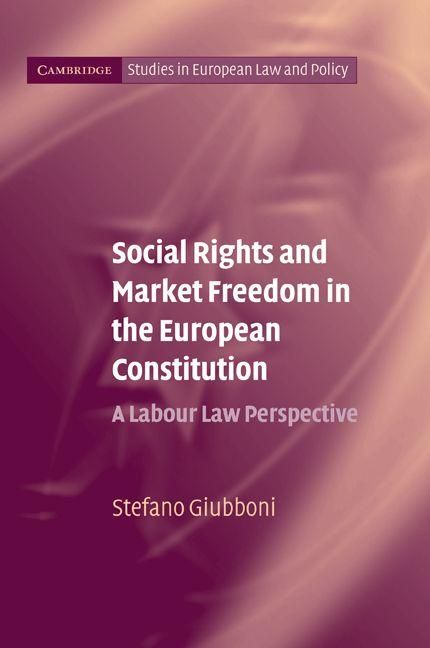 Produktbild: Social Rights and Market Freedom in the European Constitution
