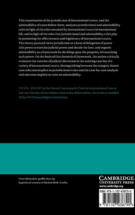 Produktbild: Questions of Jurisdiction and Admissibility before International Courts