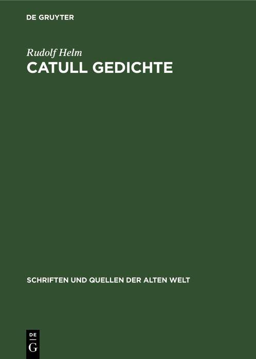 Produktbild: Catull Gedichte