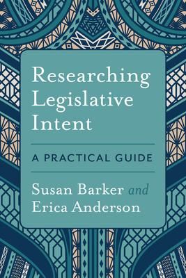 Produktbild: Researching Legislative Intent