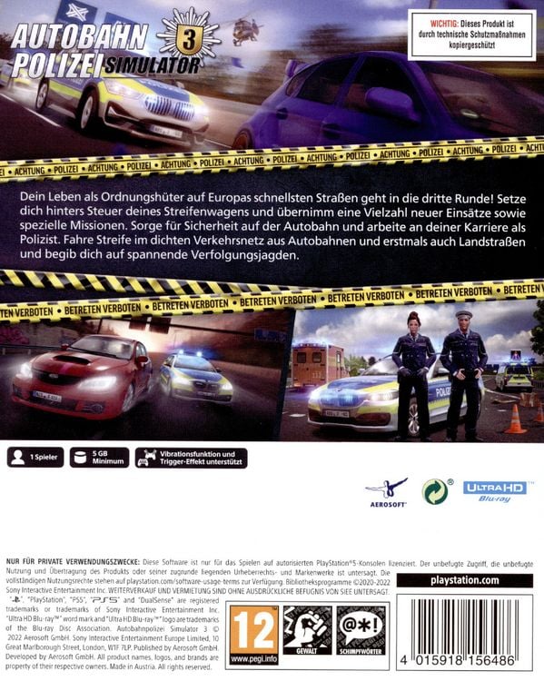 Produktbild: Autobahn-Polizei Simulator 3