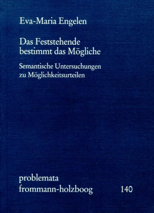 Produktbild: Das Feststehende bestimmt das Mögliche
