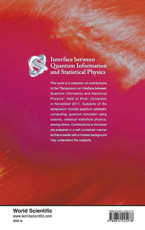 Produktbild: Interface Betw Quantum Info & Stat Phys