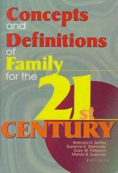 Produktbild: Settles, B: Concepts and Definitions of Family for the 21st