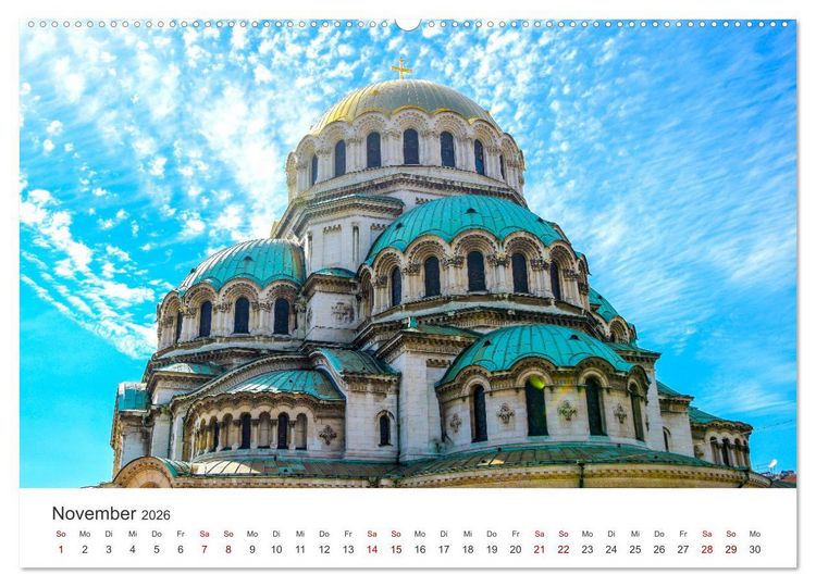 Produktbild: Bulgarien - Ein untersch&auml;tztes Reiseziel. (Wandkalender 2026 DIN A2 quer), CALVENDO Monatskalender