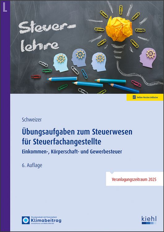 Produktbild: &Uuml;bungsaufgaben zum Steuerwesen f&uuml;r Steuerfachangestellte