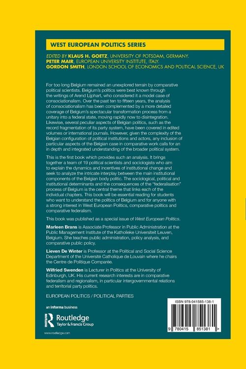 Produktbild: The Politics of Belgium