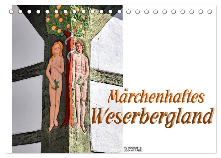 Produktbild: M&auml;rchenhaftes Weserbergland (Tischkalender 2026 DIN A5 quer), CALVENDO Monatskalender