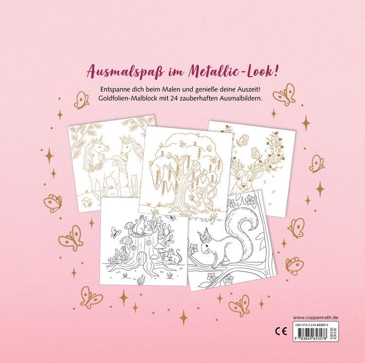 Produktbild: Goldfolien-Malblock