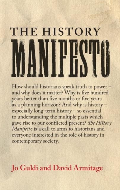 Produktbild: History Manifesto