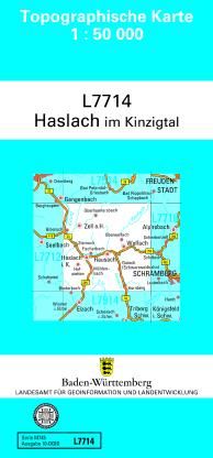 Produktbild: Haslach Kinzig 1 : 50 000