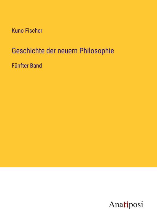 Produktbild: Geschichte der neuern Philosophie