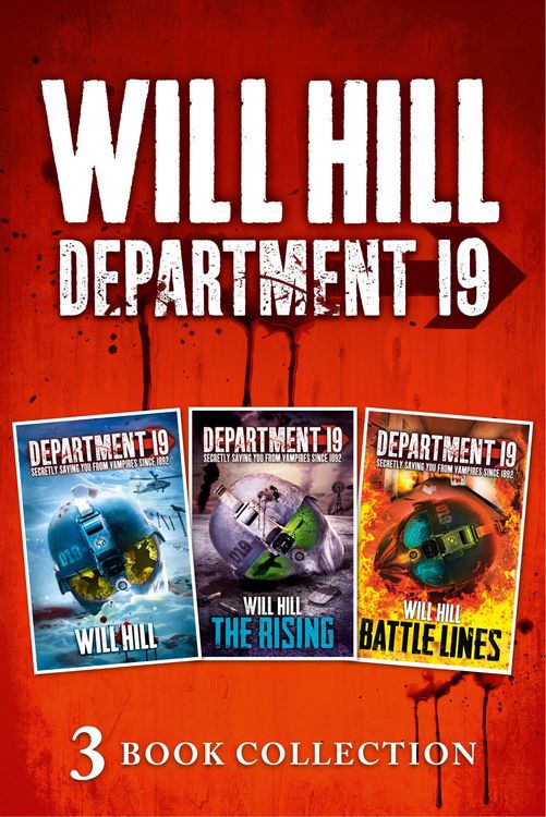 Produktbild: Department 19 - 3 Book Collection (Department 19, The Rising, Battle Lines)
