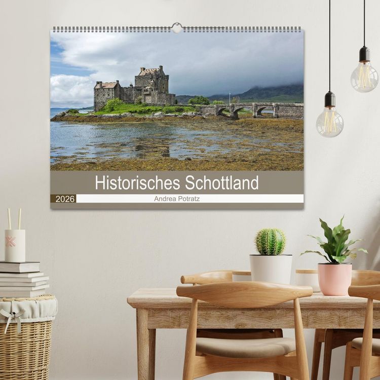 Produktbild: Historisches Schottland (Wandkalender 2026 DIN A2 quer), CALVENDO Monatskalender