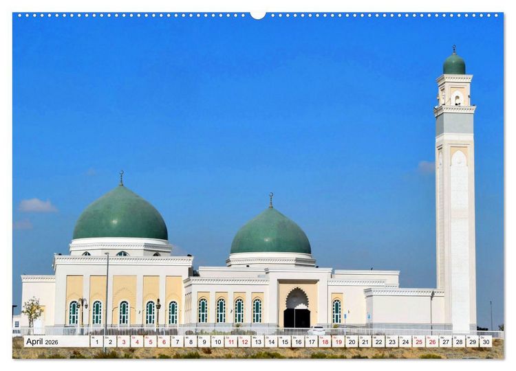 Produktbild: Die EMIRATES zwischen Dubai und Abu Dhabi (Wandkalender 2026 DIN A2 quer), CALVENDO Monatskalender