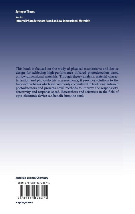 Produktbild: Infrared Photodetectors Based on Low-Dimensional Materials