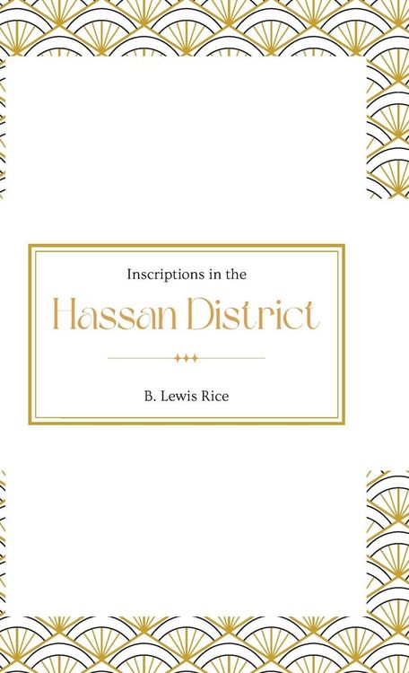 Produktbild: Inscriptions in the HASSAN DISTRICT