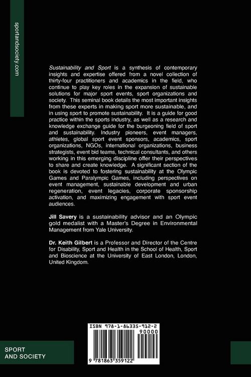 Produktbild: Sustainability and Sport