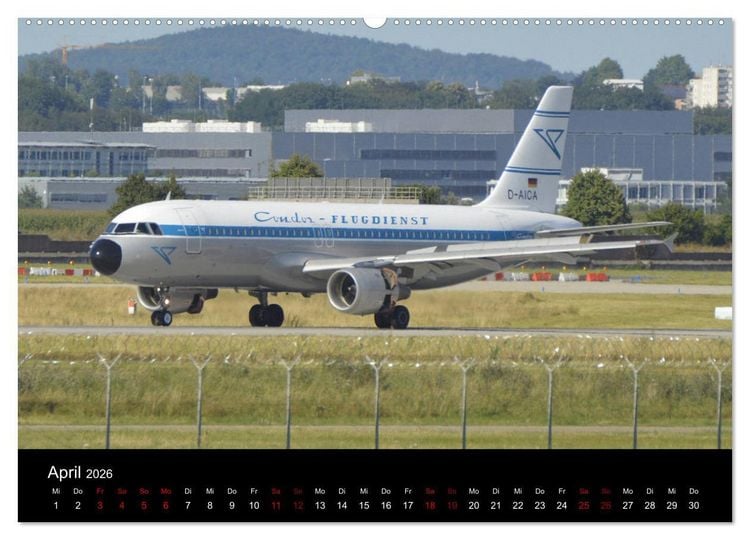 Produktbild: Im alten Glanz: Flugzeuge in Retro Livery (Wandkalender 2026 DIN A2 quer), CALVENDO Monatskalender