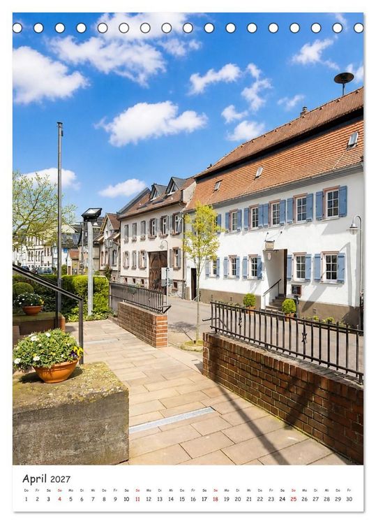 Produktbild: Friedrichsdorf in Hessen vom Stadtfotograf Petrus Bodenstaff (Tischkalender 2027 DIN A5 hoch), CALVENDO Monatskalender