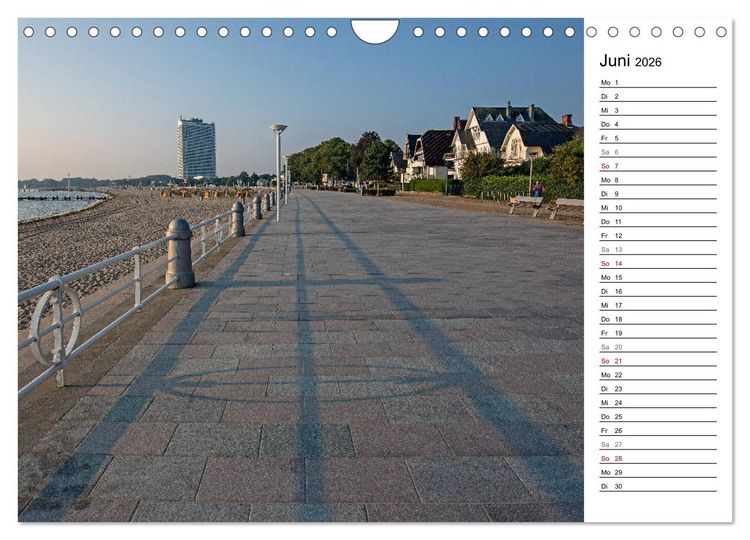 Produktbild: Ostseeheilbad Travem&uuml;nde - Die sch&ouml;nste Tochter L&uuml;becks (Wandkalender 2026 DIN A4 quer), CALVENDO Monatskalender