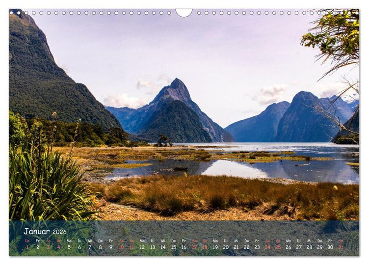 Produktbild: Magische Orte: Neuseeland (Wandkalender 2026 DIN A3 quer), CALVENDO Monatskalender