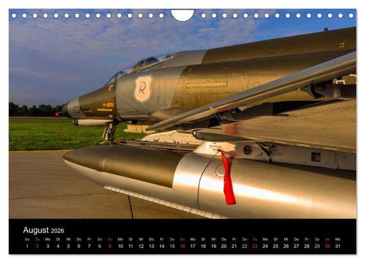 Produktbild: Phantoms bei der Luftwaffe (Wandkalender 2026 DIN A4 quer), CALVENDO Monatskalender