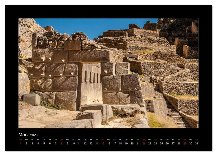Produktbild: Peru, die Inkas und ihre Ahnen (hochwertiger Premium Wandkalender 2026 DIN A2 quer), Kunstdruck in Hochglanz