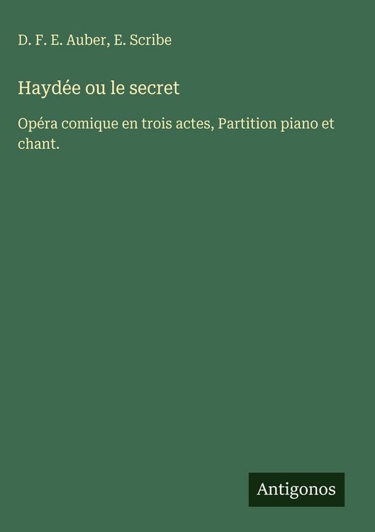 Produktbild: Hayd&eacute;e ou le secret