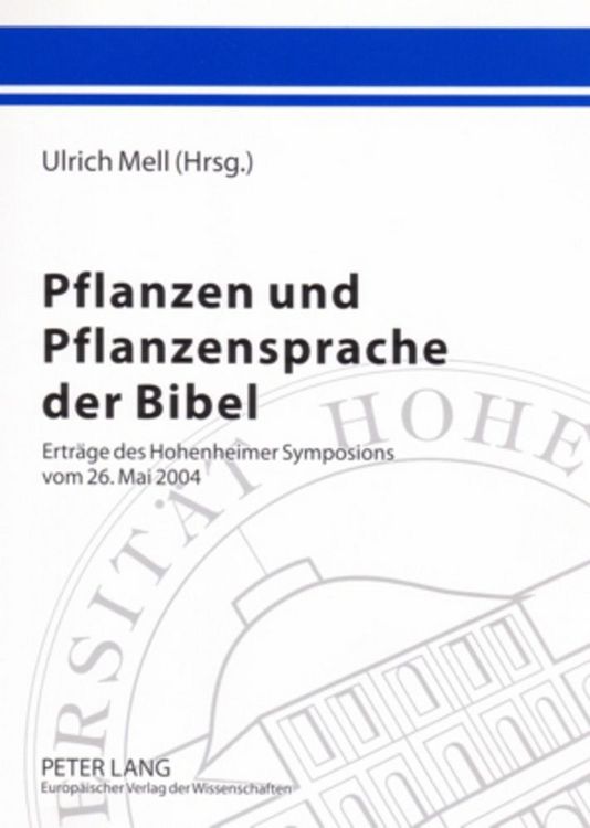 Produktbild: Pflanzen und Pflanzensprache der Bibel