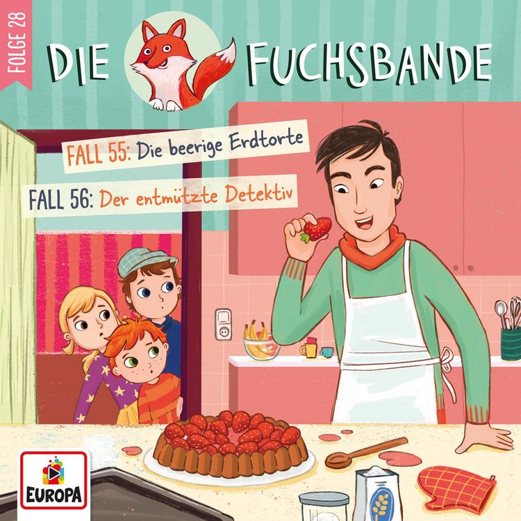 Produktbild: Folge 28: Fall 55: Die beerige Erdtorte/Fall 56: Der entm&uuml;tzte Detektiv