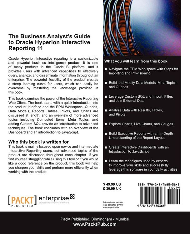Produktbild: The Business Analyst's Guide to Oracle Hyperion Interactive Reporting 11