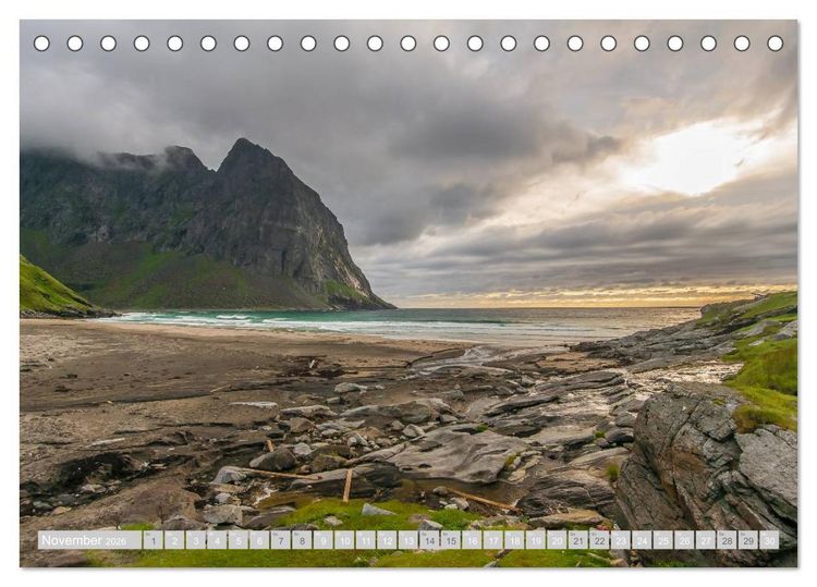 Produktbild: Norwegen (Tischkalender 2026 DIN A5 quer), CALVENDO Monatskalender