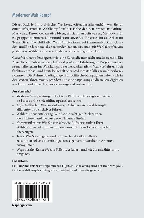 Produktbild: Moderner Wahlkampf
