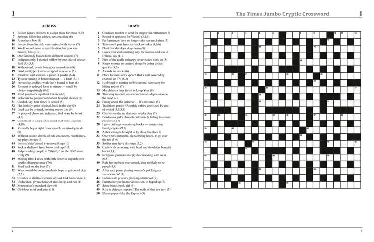 Produktbild: The Times Jumbo Cryptic Crossword Book 15