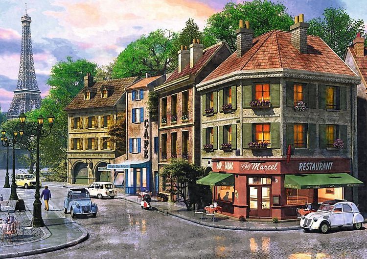 Produktbild: Puzzle 6000 - Stra&szlig;e in Paris